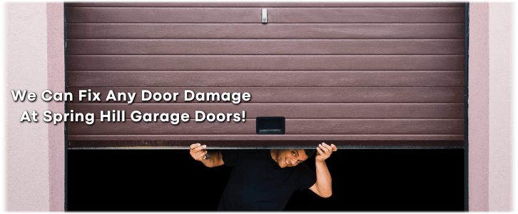 Garage Door Off Track In Spring Hill